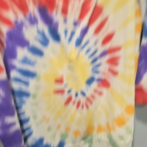 NaNa Vibrant Tie-Dye Women's Blouse - Picture 6 of 8